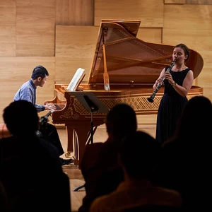 Kolaborasikan Permainan Piano dan Klarinet, Duo Danetri Tampil Atraktif