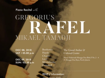 PIANO RECITAL BY GREGORIUS RAFEL TAMADJI