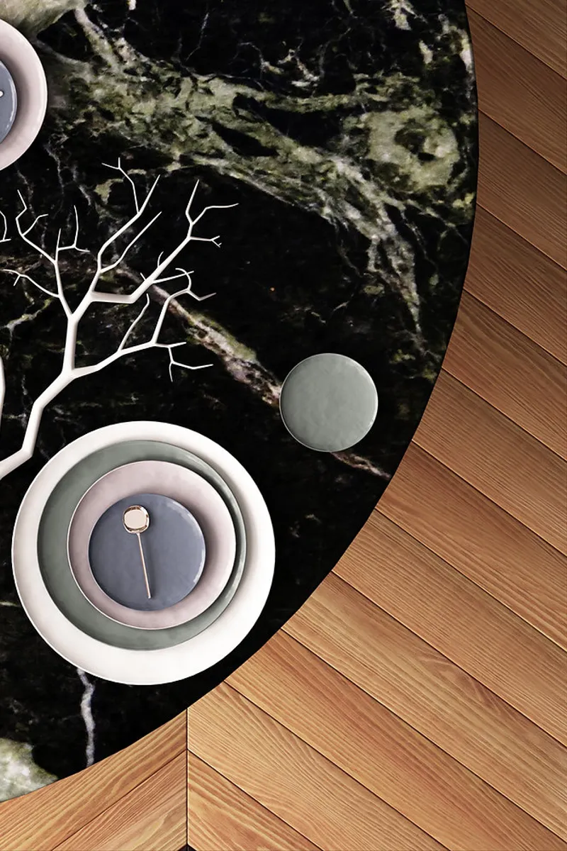 Pesona Marmer Hitam yang Mewah dan Elegan