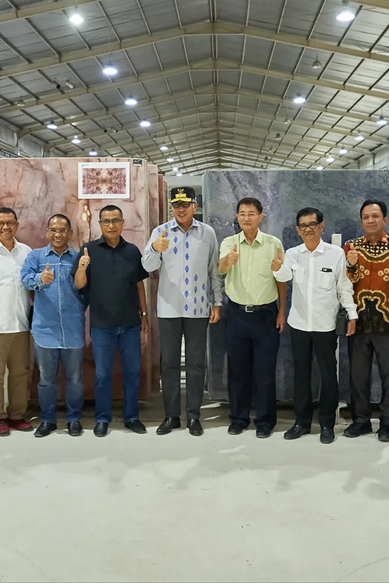 Fagetti dan Pemprov Aceh Siap Kerja Sama Kelola Pabrik Batu Alam di Aceh
