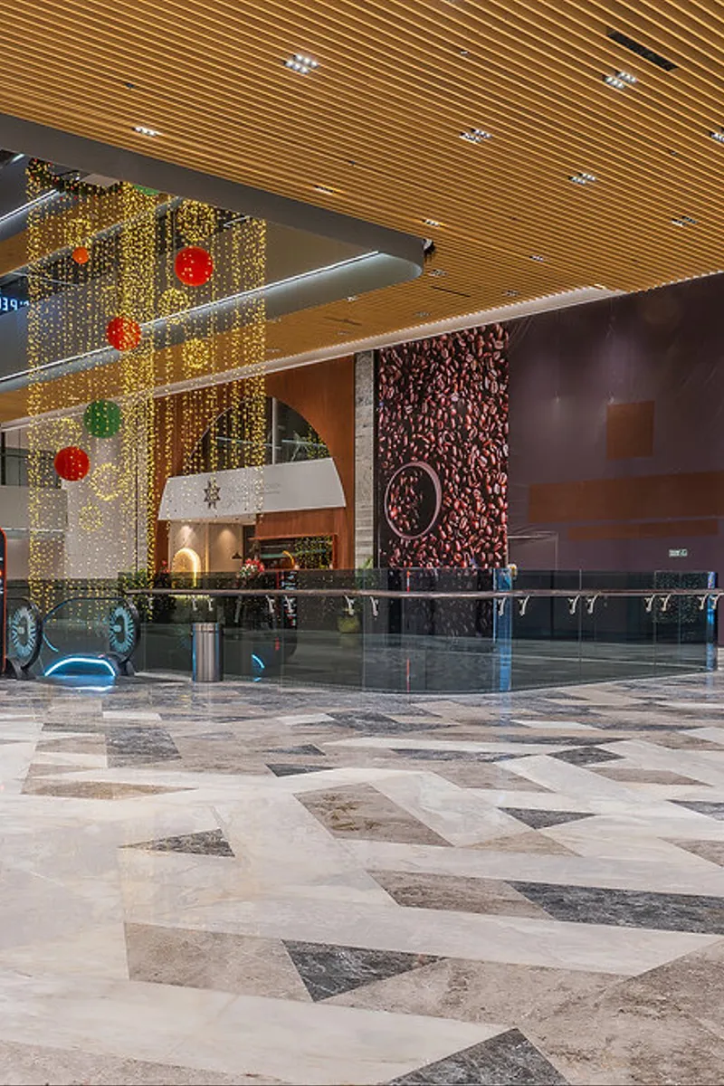 Lantai Marmer Mall yang Tahan Lama dan Estetis