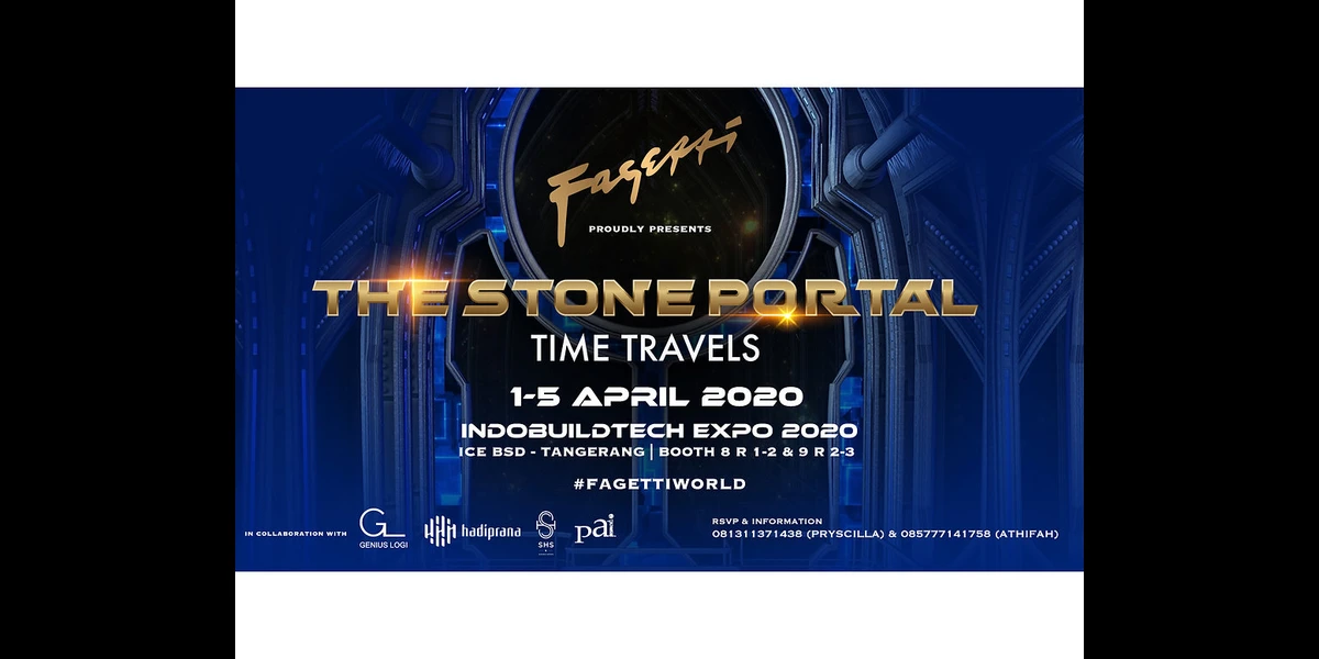 Fagetti Bangun Wahana Mesin Waktu dari Batu Marmer di IndoBuildTech 2020