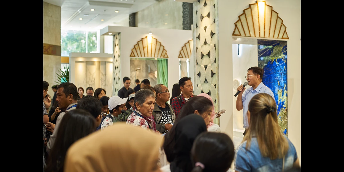 At IndoBuildTech, Architects Speak Directly to the Master of Art Stone