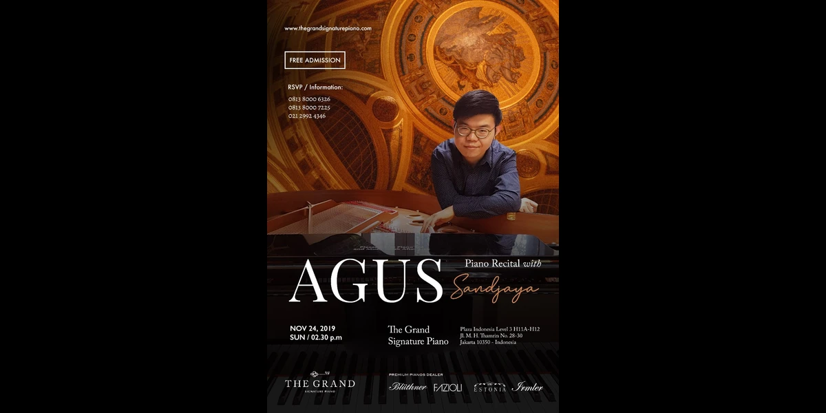 Piano Recital Agus Sandjaya