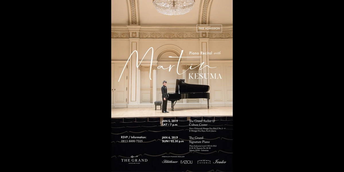 PIANO RECITAL BY MARTIN KESUMA