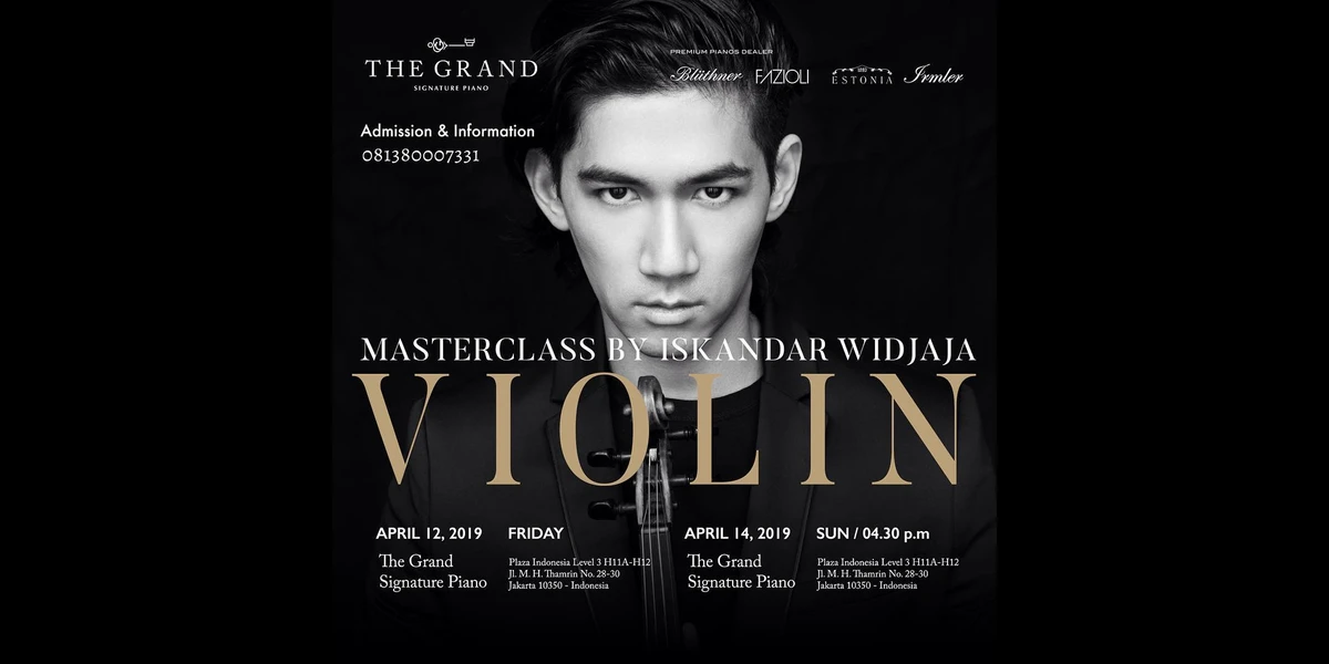 Masterclass by Iskandar Widjaja (Violin)