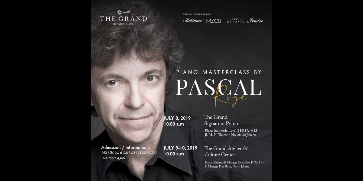 Piano Masterclass by Pascal Roque