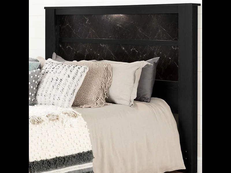 Headboard marmer dan kayu Fagetti