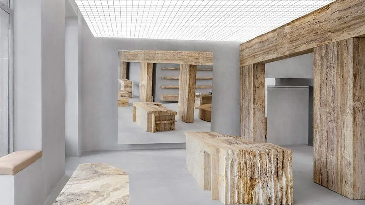 desain travertine unik