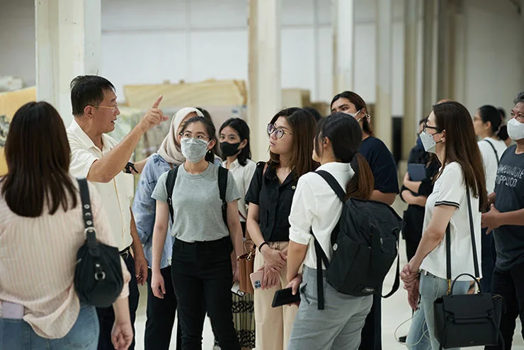 kunjungan genius loci ke pabrik fagetti