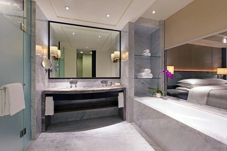 marmer kamar mandi hotel