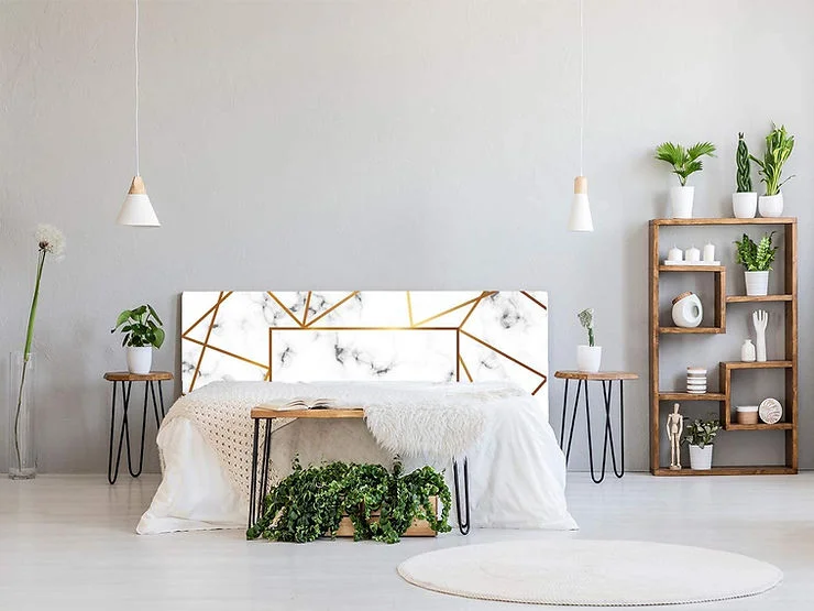 Headboard marmer unik Fagetti.