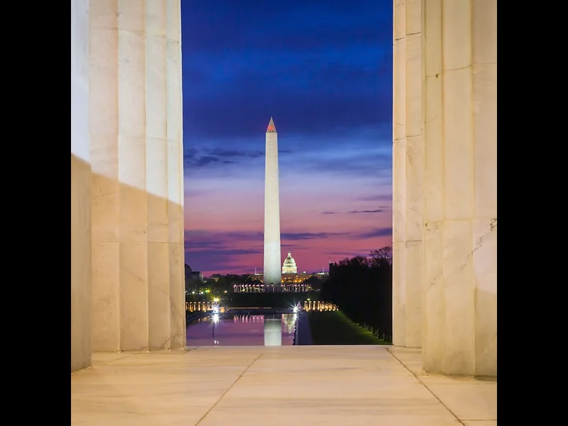 The Washington Monument marmer